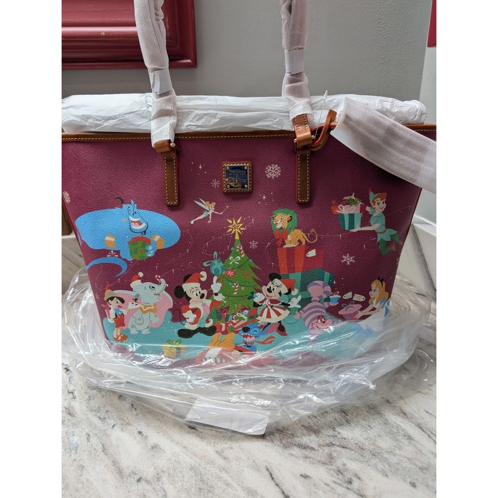 Disney Parks Dooney & Bourke 2023 Disney Classics Christmas Tote NWT - Picture 2 of 5